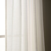 Lina Sheer UV Protection Curtain​​, Natural - Window Treatments - 3