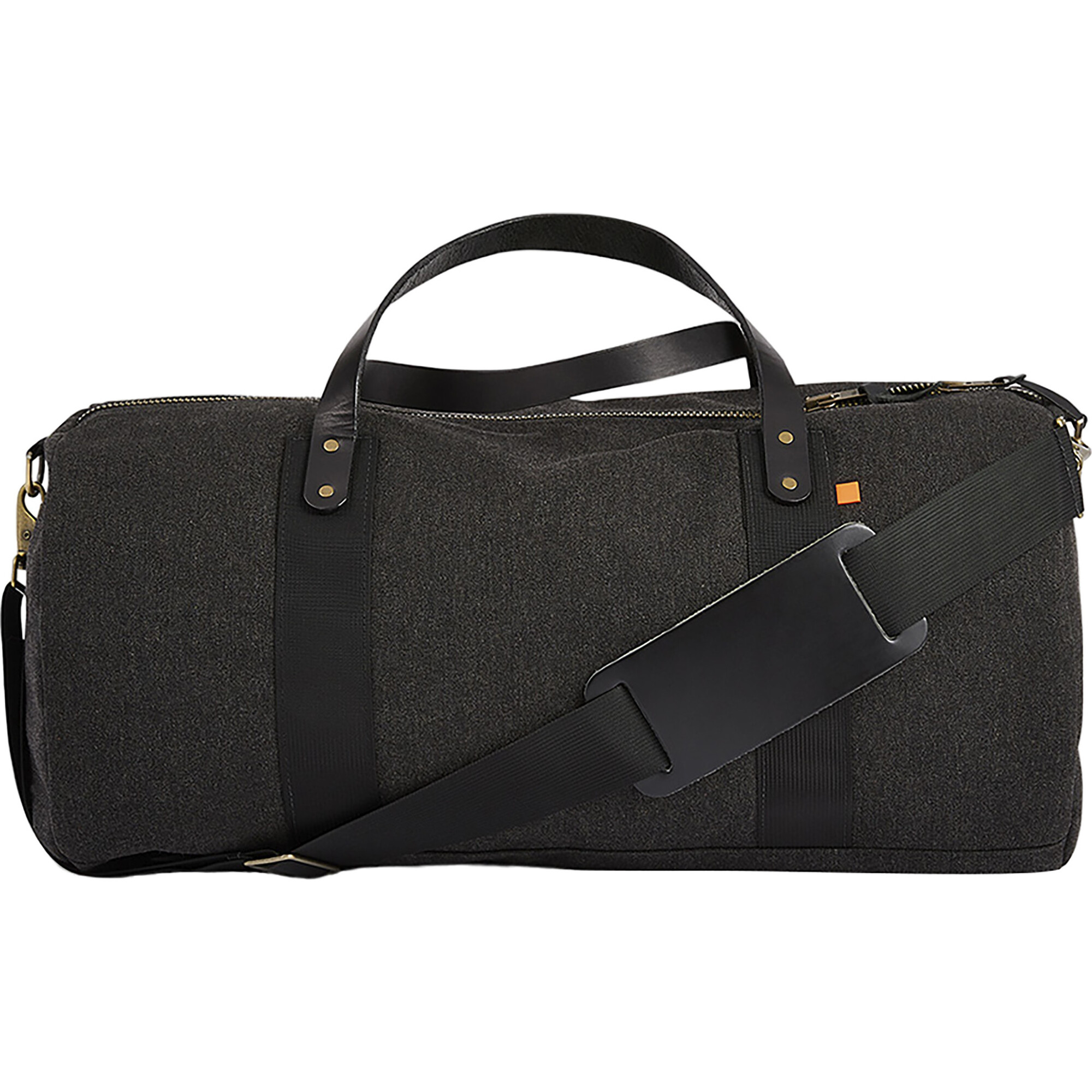 Glen 2-Way Zipper Duffel Bag, Char - Bags - 1
