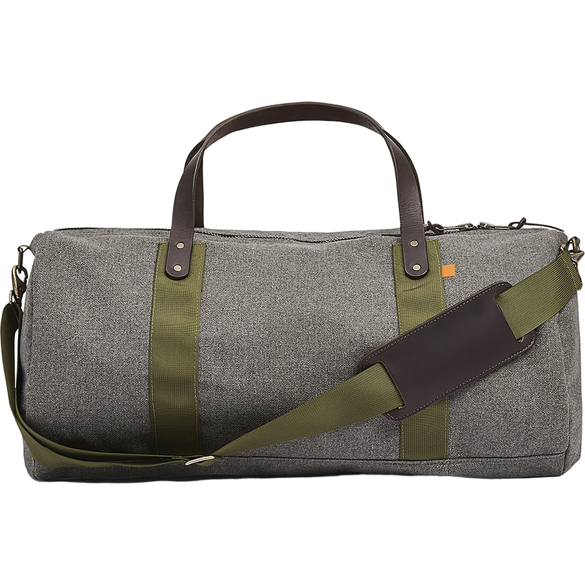 Glen 2-Way Zipper Duffel Bag, Stone - Bags - 1