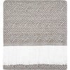 Herringbone Stain Resistant Indoor Outdoor Throw, Ashe - Throws - 1 - thumbnail