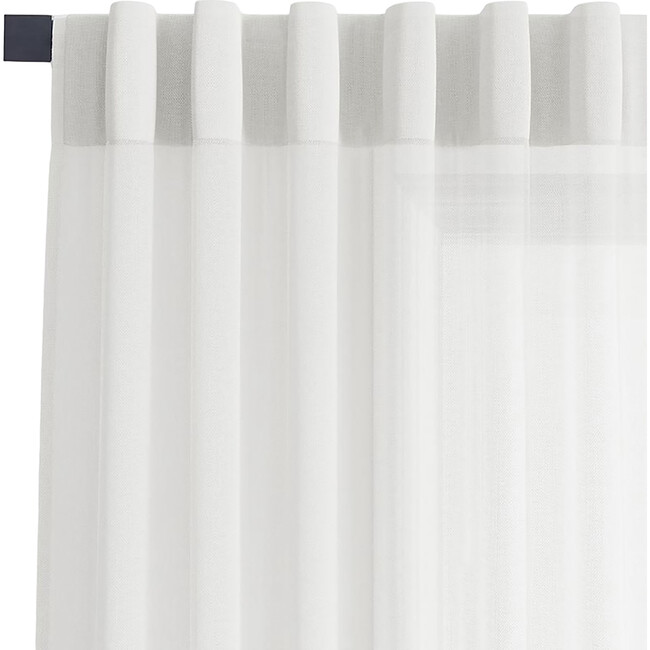 Lina Sheer UV Protection Curtain​​, Natural - Window Treatments - 4