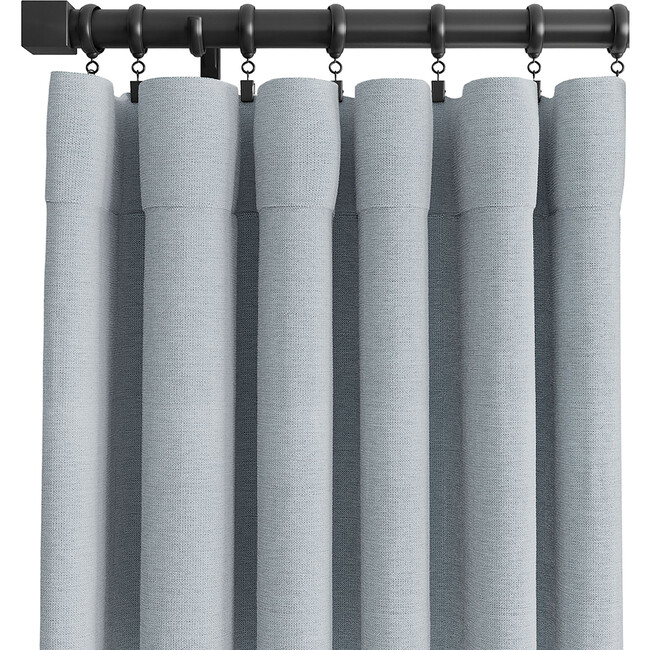 Durant Light Filtering UV Protection Curtain​​, Mineral Blue - Window Treatments - 1