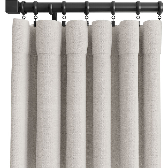 Durant Light Filtering UV Protection Curtain​​, Flax - Window Treatments - 1