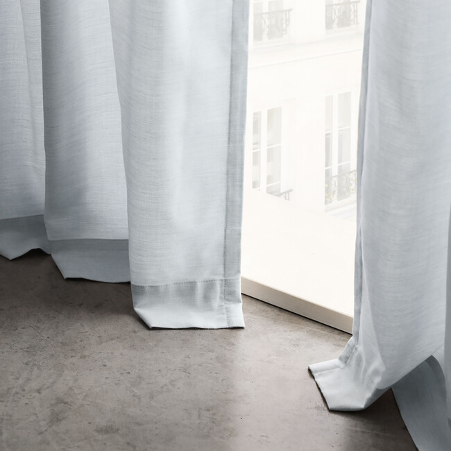 Durant Light Filtering UV Protection Curtain​​, Mineral Blue - Window Treatments - 3