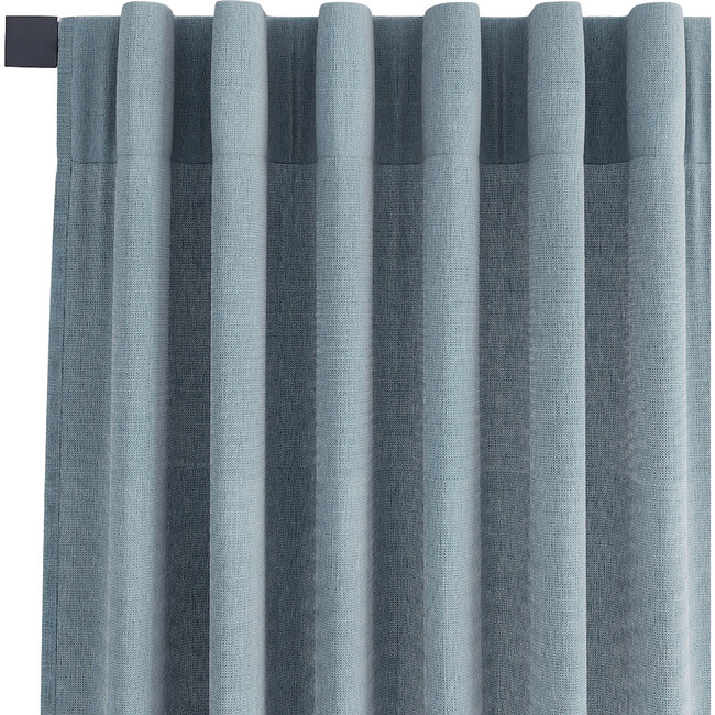 Durant Light Filtering UV Protection Curtain​​, Turquoise - Window Treatments - 4