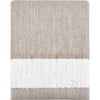 Crosshatch Stain Resistant Indoor Outdoor Throw, Flax - Throws - 1 - thumbnail