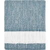 Crosshatch Stain Resistant Indoor Outdoor Throw, Lake - Throws - 1 - thumbnail