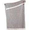 Crosshatch Stain Resistant Indoor Outdoor Throw, Smoke - Throws - 3