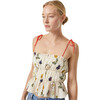 Women's Julieta Floral Print Strap Top, Saba - Blouses - 3