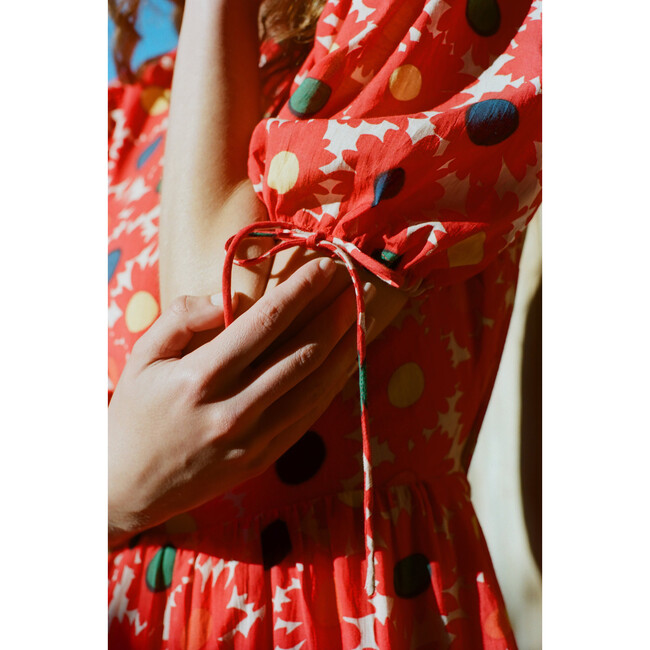 Women's Jolie Floral Print Tiered Maxi Dress, Grenada - Dresses - 5