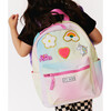 Small Rainbow Backpack With Patches, Pink & Multicolors - Backpacks - 2