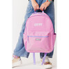 Glitter Backpack With Embroidered Name, Pink - Backpacks - 2