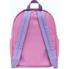 Glitter Backpack With Butterfly Patches, Pink - Backpacks - 3