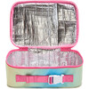 Rainbow Insulated Lunchbox With Monogram Patches, Pink & Multicolors - Lunchbags - 3