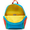 Colorblock Backpack With Patches, Blue & Multicolors - Backpacks - 4