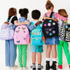 Glitter Backpack With Butterfly Patches, Pink - Backpacks - 5