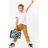 Checkered Pattern Lunchbox With Patches, Black - Lunchbags - 2