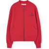 Zebra Regular Fit Full Zip Sweatshirt, Red - Sweatshirts - 1 - thumbnail