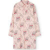 Woven Dragon Eiffel Button Collar Dress, Rose - Dresses - 1 - thumbnail