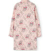 Woven Dragon Eiffel Button Collar Dress, Rose - Dresses - 2