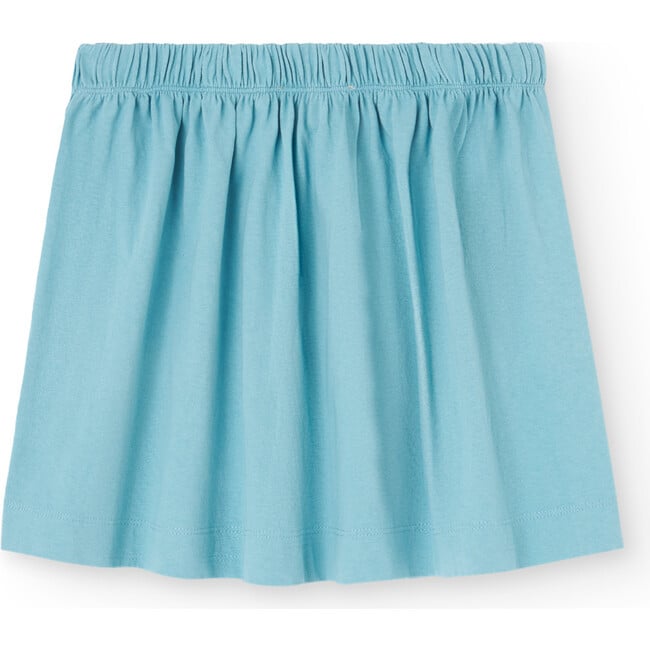 Turkey Regular Pleated Skirt, Blue - Skirts - 2