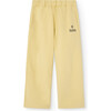 Symbol Elephant Relaxed Fit Pants, Soft Yellow - Pants - 1 - thumbnail