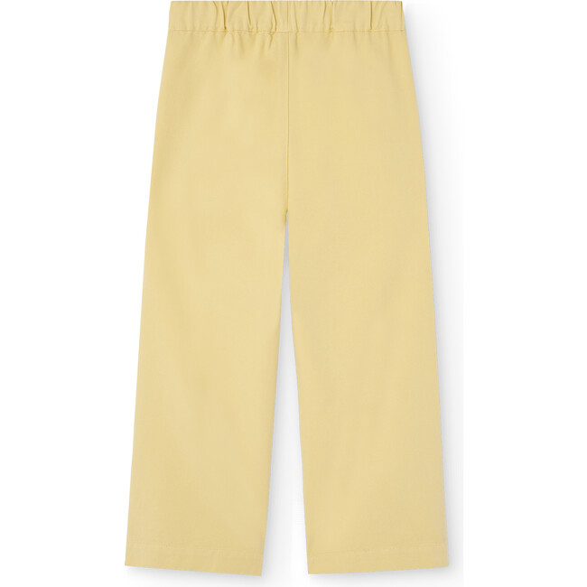 Symbol Elephant Relaxed Fit Pants, Soft Yellow - Pants - 2