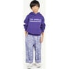 Taurus Regular Fit Hood Sweatshirt, Violet - Sweatshirts - 3