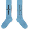 Worm Socks, Blue - Socks - 1 - thumbnail