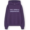 Women's Taurus Regular Fit Hood Sweatshirt, Violet - Sweatshirts - 1 - thumbnail