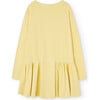 Long Walrus Oversize Fit Dress, Soft Yellow - Dresses - 2