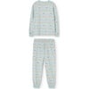 Llama Seagulls Regular Fit 2-Piece Pajama Set, White - Pajamas - 2