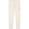 Lace Alligator Regular Fit Pants, White - Pants - 1 - thumbnail