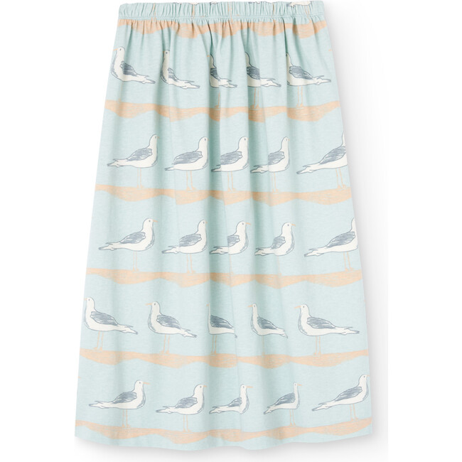 Ladybug Seagulls Regular Fit Skirt, White - Skirts - 2