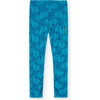 Lace Alligator Regular Fit Pants, Blue - Pants - 1 - thumbnail