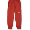 Draco Elastic Waist Sweatpants, Maroon - Pants - 1 - thumbnail