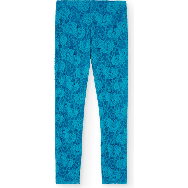 Lace Alligator Regular Fit Pants, Blue - Pants - 2