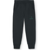 Draco Elastic Waist Sweatpants, Deep Green - Pants - 1 - thumbnail