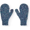 Squid Mitten Gloves, Blue - Gloves - 1 - thumbnail