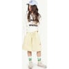 Sow Regular Fit Midi Skirt, Soft Yellow - Skirts - 3