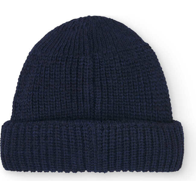 Plain Pony Beanie, Navy - Hats - 2