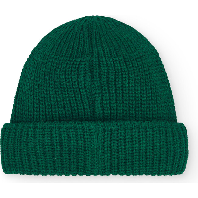 Plain Pony Beanie, Green - Hats - 2