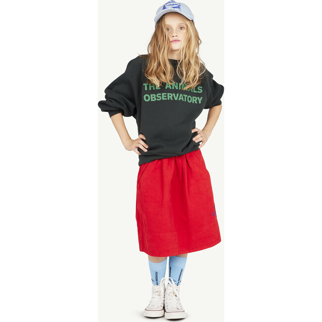 Perseus Raglan Sleeve Relaxed Fit Sweatshirt, Deep Green - Sweatshirts - 3