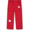 Condor Sheep Regular Fit Pants, Red - Pants - 1 - thumbnail