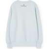 Party Bear Print Relaxed Fit Sweatshirt, Soft Blue - Sweatshirts - 2