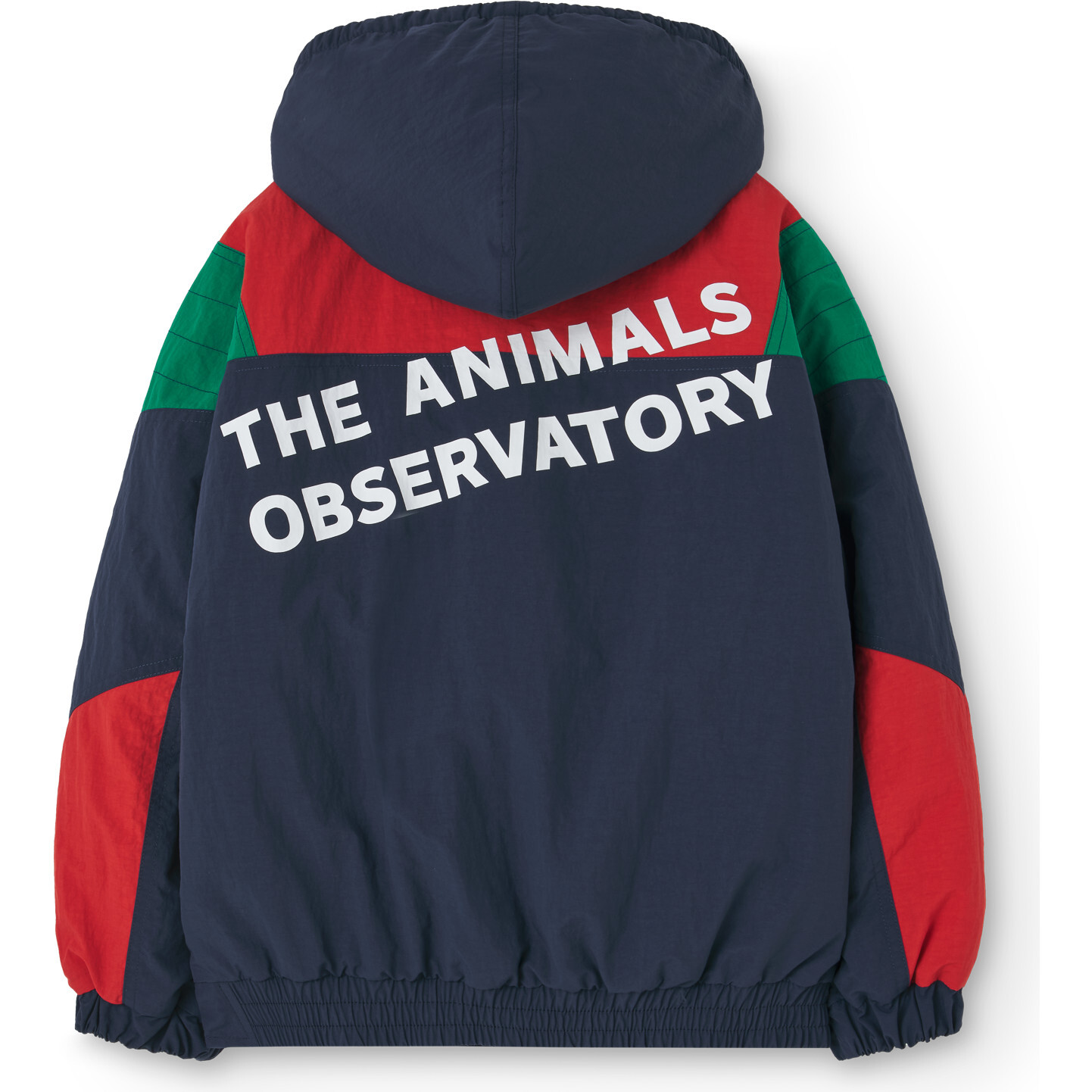 Carp Relaxed Fit Hooded Jacket, Navy - The Animals Observatory