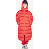 Calf Striped Relaxed Fit Padded Jacket, Red - Jackets - 3