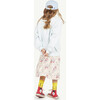 Party Bear Print Relaxed Fit Sweatshirt, Soft Blue - Sweatshirts - 4