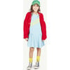 Braids Racoon Relaxed Fit Cardigan, Red - Cardigans - 3