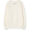 Bear Flock Relaxed Fit Sweatshirt, White - Sweatshirts - 2